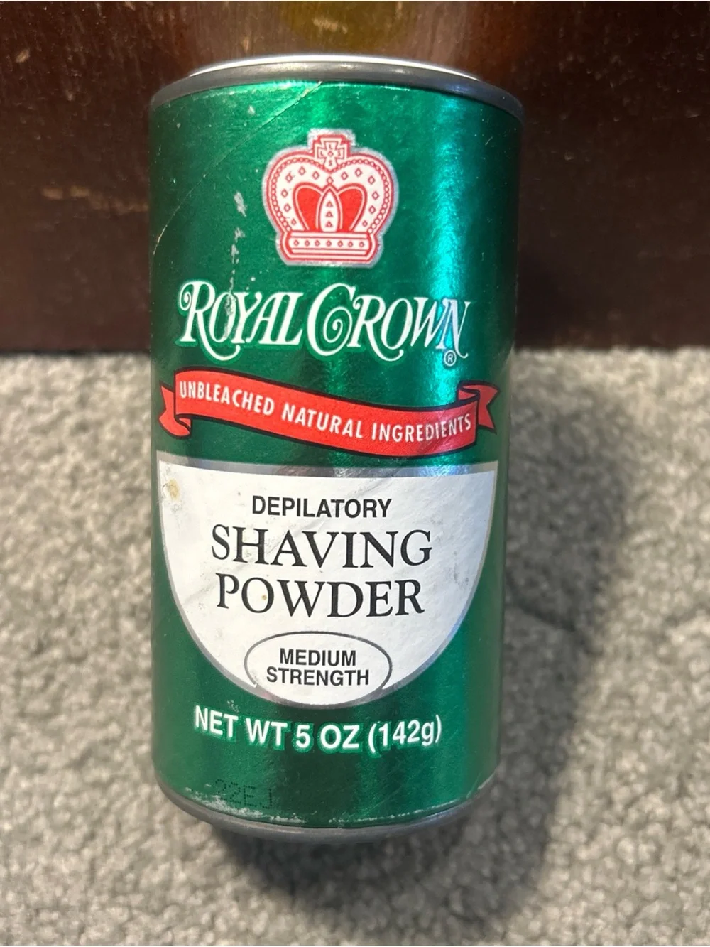 X4 Royal Crown Depilatory Shaving Powder MEDIUM Strength Lemon Lime 5oz